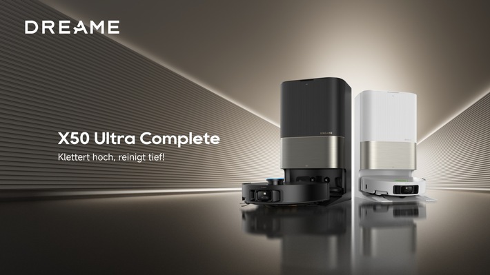 Die Zukunft beginnt heute: Dreame stellt neue Produkte vor / Dreame präsentiert eine umfassende Palette innovativer Produkte - angeführt von dem revolutionären X50 Ultra Complete (Saugroboter)
