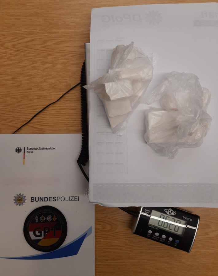 BPOL NRW: Fahndungserfolg des grenzüberschreitenden Polizeiteams; 20-Jähriger mit 620 Gramm Kokain auf der Bundesautobahn A 3 festgenommen