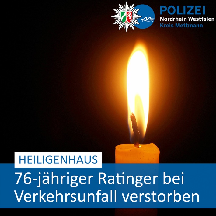 POL-ME: Ratinger bei Verkehrsunfall verstorben - Heiligenhaus - 2307006