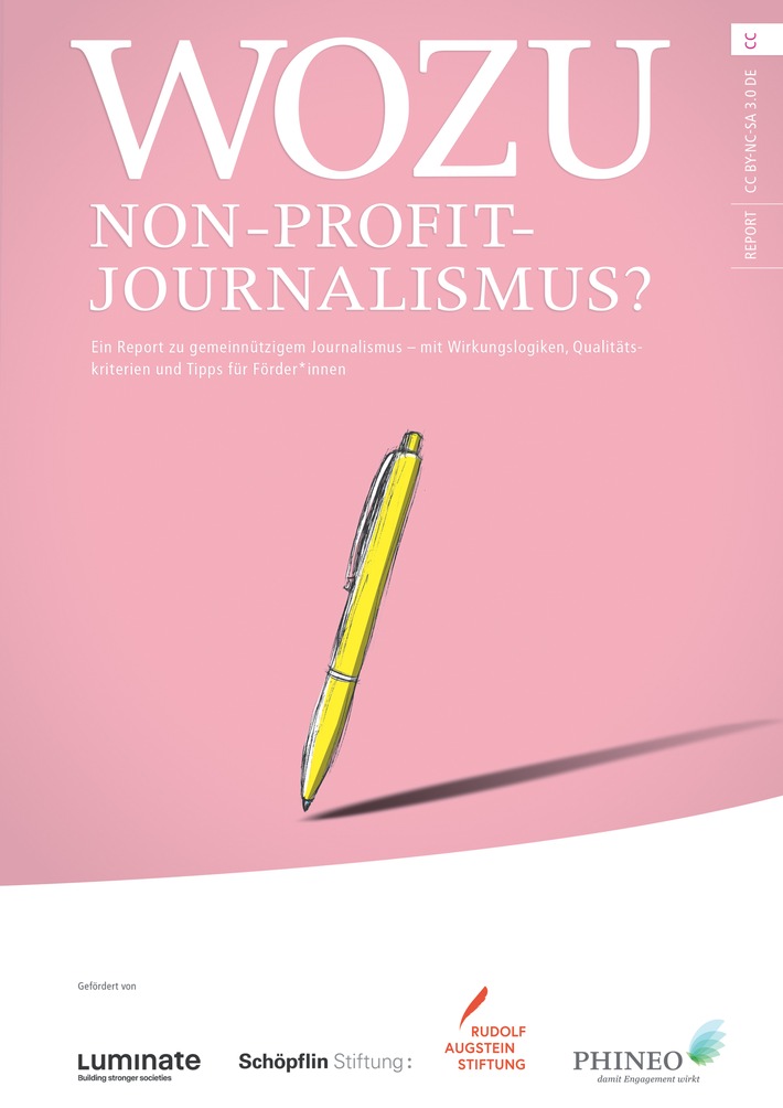 Umfrage: Mehrheit der Deutschen findet Non-Profit-Journalismus wichtig für Medienvielfalt und eine starke Demokratie