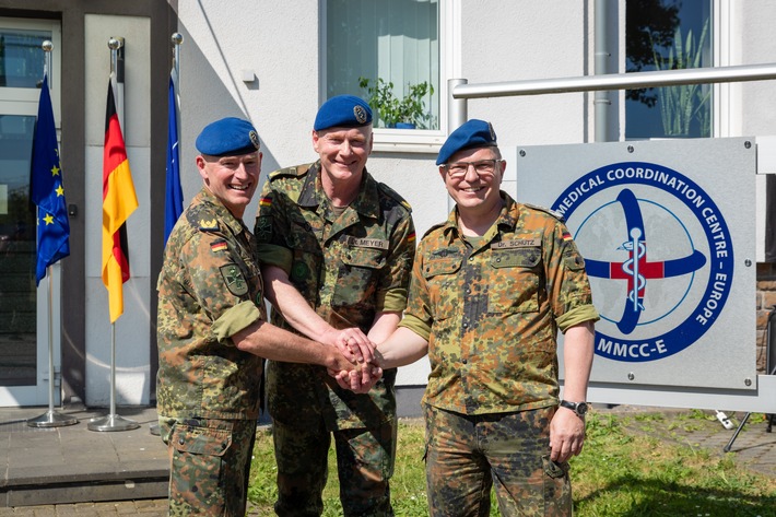 Neue Spitze im Multinational Medical Coordination Centre - Europe