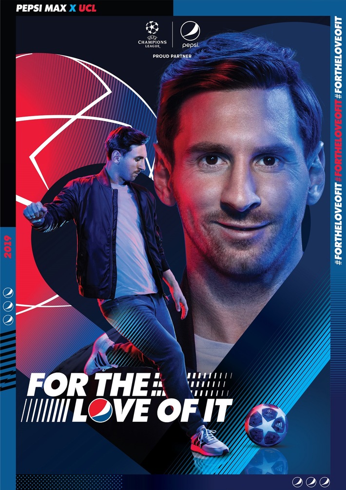 Leo Messi und Mohamed Salah gehen &quot;All-in&quot; - Pepsi MAX präsentiert globale UEFA Kampagne 2019 #FORTHELOVEOFIT