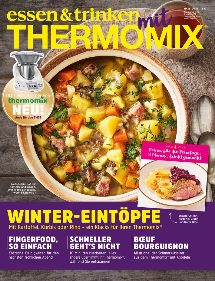 Erfolgreicher Launch für ESSEN & TRINKEN MIT THERMOMIX®: Erstausgabe verkauft 140.000 Exemplare / Bereits 26.500 abgeschlossene Abonnements bis heute