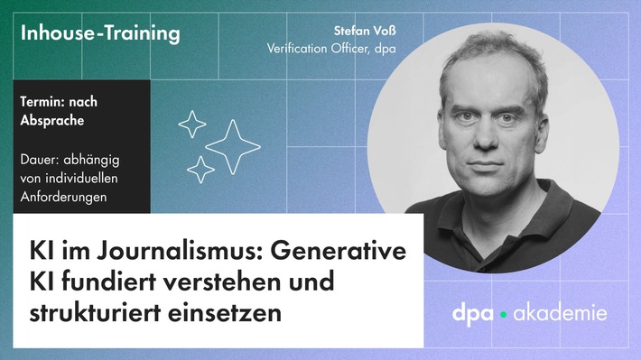 KI im Journalismus - Grundlagen der Generativen KI für Redaktionen