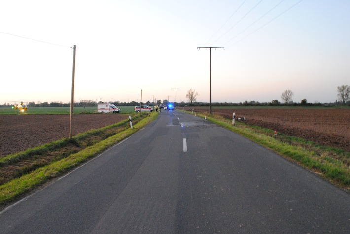 POL-NI: Nienburg -67-jähriger Motorradfahrer verstirbt bei Verkehrsunfall