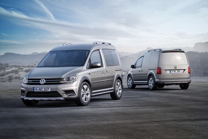 Volkswagen Nutzfahrzeuge - Pressemitteilung: Der neue Caddy - jetzt als Alltrack im Offroad-Look