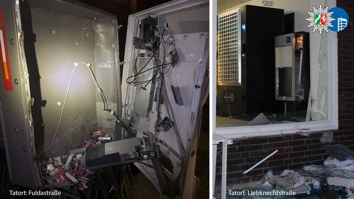 POL-OB: Zigarettenautomaten gesprengt - Polizei sucht Zeugen