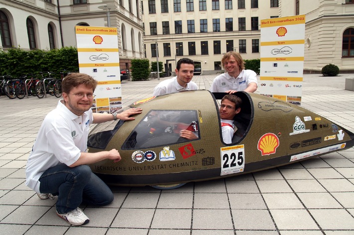 Kraftstoff-Geiz: Chemnitzer Studenten präsentieren futuristisches Mobil für Shell Eco-marathon