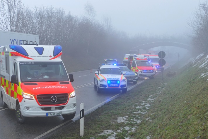 FW Stockach: Brandmeldeanlage und Verkehrsunfall