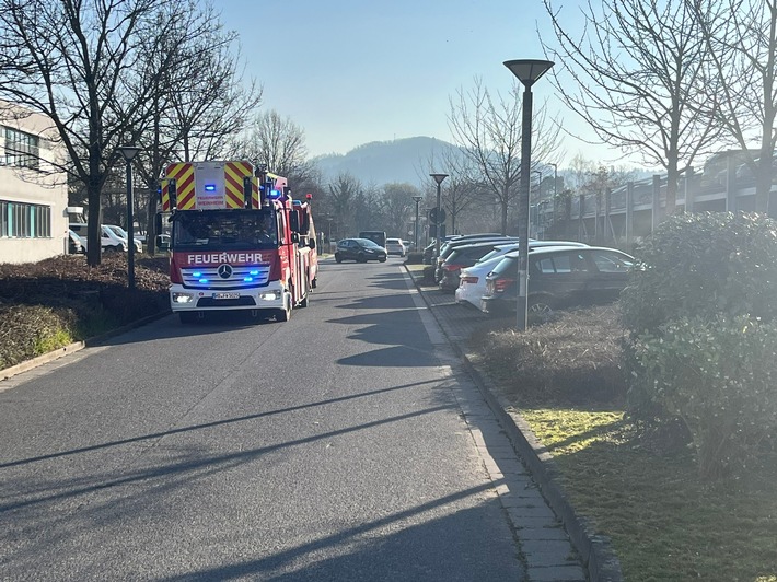FW Weinheim: Feuerwehr Weinheim bei Brandmeldealarm und Rettungsdiensteinsatz gefordert