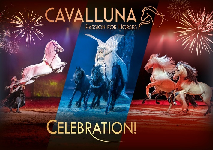 CAVALLUNA - "CELEBRATION!" - Artwork / Weiterer Text über ots und www.presseportal.de/nr/55914 / Die Verwendung dieses Bildes ist für redaktionelle Zwecke unter Beachtung ggf. genannter Nutzungsbedingungen honorarfrei. Veröffentlichung bitte mit Bildrechte-Hinweis.