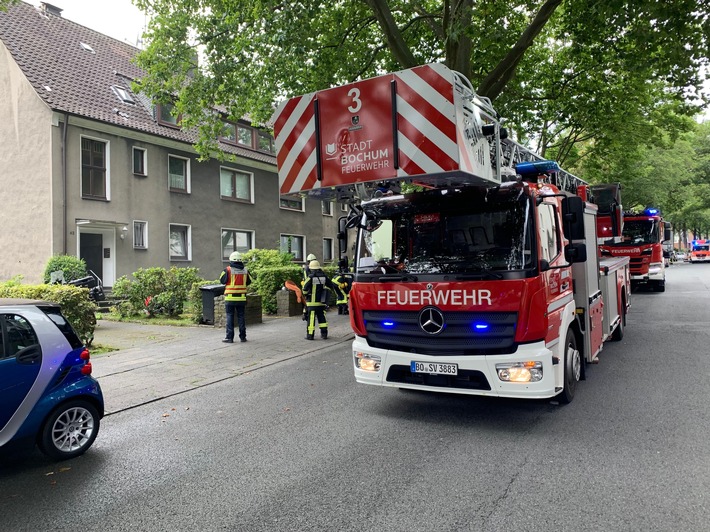 FW-BO: Angebranntes Essen auf Herd, Heimrauchmelder zeigt, was er kann!