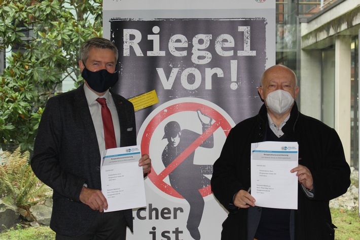 POL-BN: Einbruchschutz: Bonner Polizei und Mieterbund Bonn/Rhein-Sieg/Ahr unterzeichnen Kooperationsvereinbarung