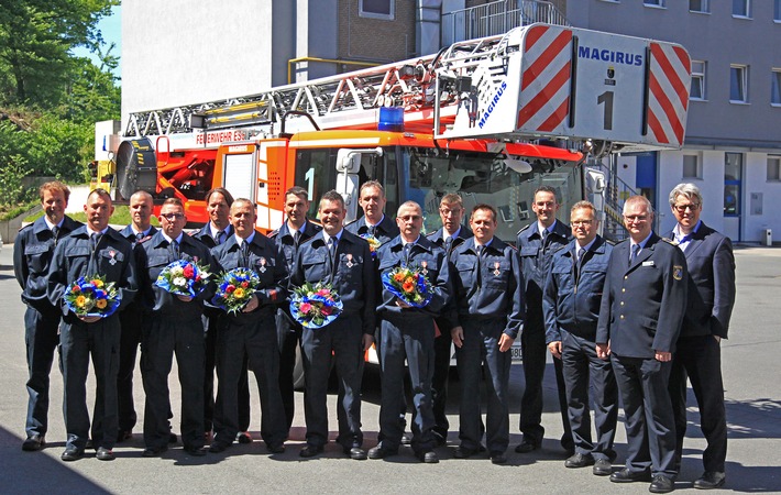 FW-E: Verleihung von Feuerwehr-Ehrenzeichen für langjährige treue Pflichterfüllung