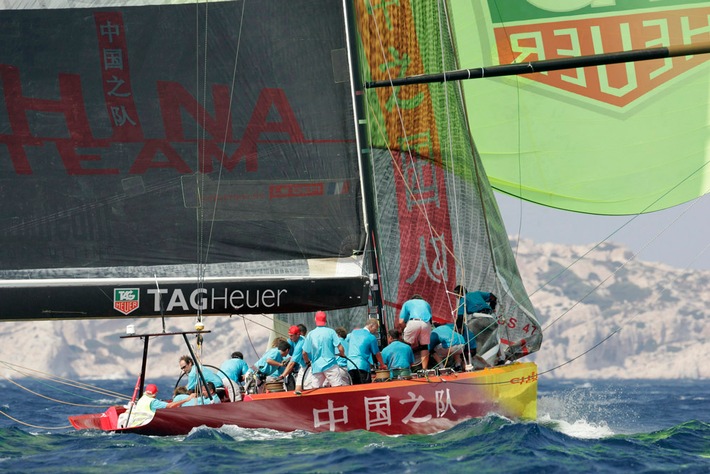 TAG Heuer, offizieller Zeitnehmer und Lieferant des China Team für den America