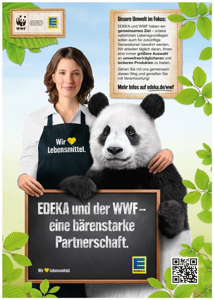 Kampagne für mehr Nachhaltigkeit / EDEKA und WWF informieren über bewussten Genuss (BILD)