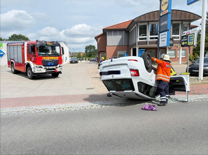 FW-ROW: Verkehrsunfall auf der B75 in Sottrum