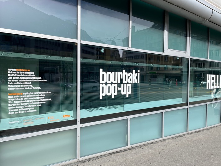 Bourbaki Pop-up: Kulturplattform zum Mitmachen