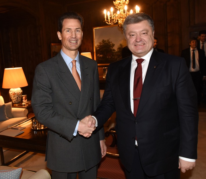 ikr: Ukrainischer Präsident Poroshenko zu Besuch in Liechtenstein