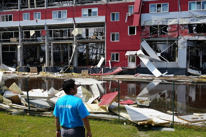 Ukraine: UNICEF-Lager beschädigt und humanitäre Hilfsgüter zerstört