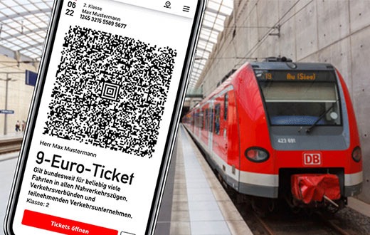 Studie: Nutzung des 9-EUR-Tickets