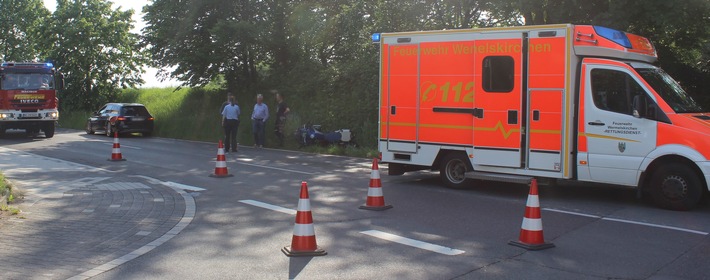 POL-RBK: Leichlingen/Wermelskirchen - drei verletzte Motorradfahrer