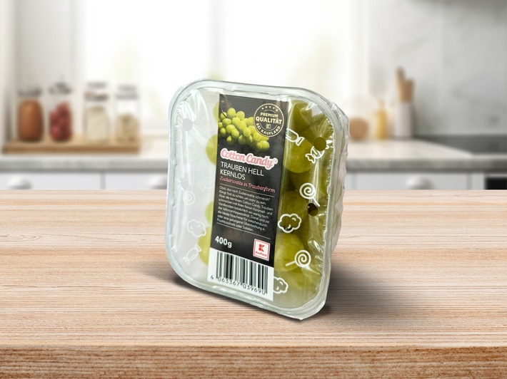 Zuckerwatte in Traubenform: Kaufland bietet Cotton Candy Trauben an