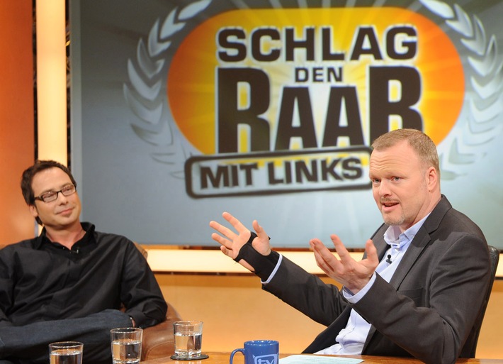 Nach Handgelenkbruch: "Schlag den Raab mit links" (mit Bild)