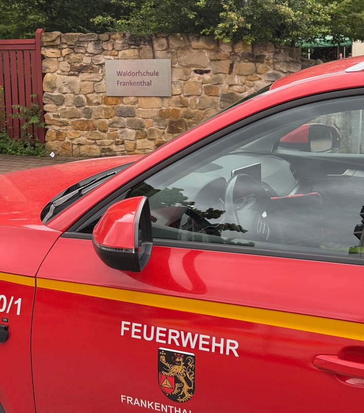 FW Frankenthal: Kinder melden Atemwegsreizung an Schule