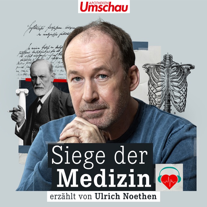 "Siege der Medizin": erster medizinhistorischer Podcast im deutschsprachigen Raum, erzählt von Ulrich Noethen