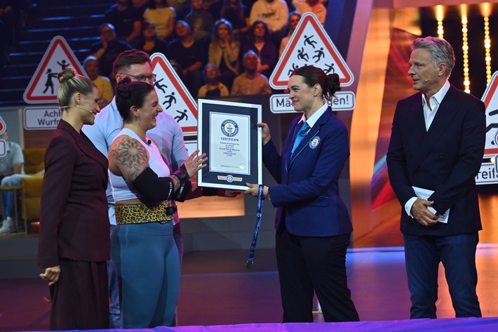 Neun Weltrekorde! "Guinness World Records - Die große Show der Weltrekorde" überzeugt am Freitagabend in SAT.1