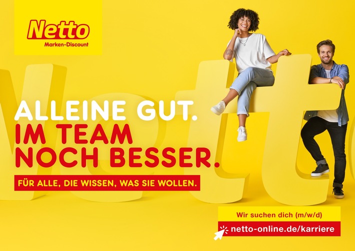 Für alle, die wissen, was sie wollen: Netto Marken-Discount startet neue Arbeitgeberkampagne für Karriere im Lebensmitteleinzelhandel