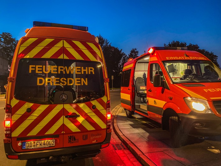 FW Dresden: CO2-Warnanlage in Diskothek löst aus
