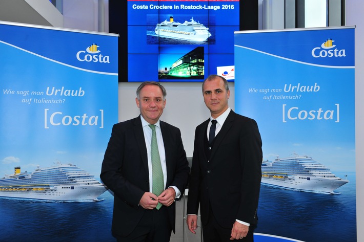 Costa Crociere und Flughafen Rostock setzen erfolgreiches Pionierprojekt fort: Charter-Programm für Costa Kreuzfahrtgäste wird 2016 erweitert