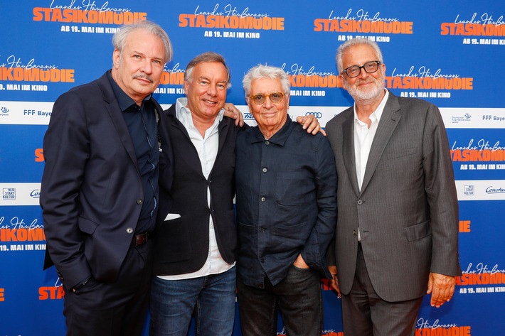 WELTPREMIERE / Leander Haußmanns STASIKOMÖDIE begeistert Berlin / Vier Deutsche Filmpreis-Nominierungen für den Abschluss der DDR-Trilogie