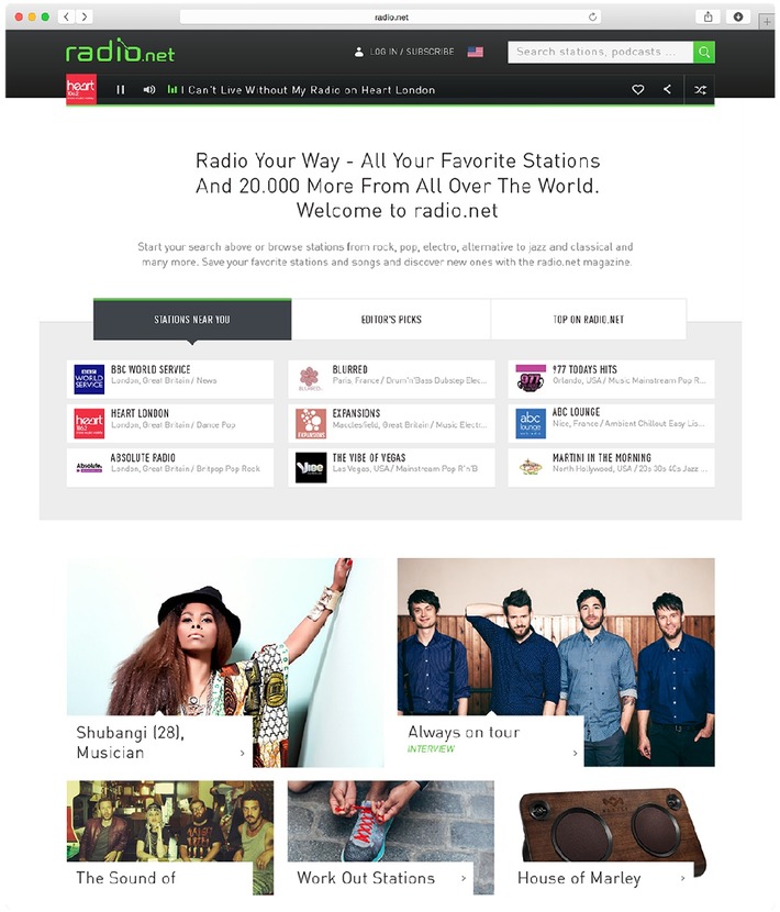 radio.de-Relaunch: Deutschlands größte Radio-App und -Website erfindet sich neu