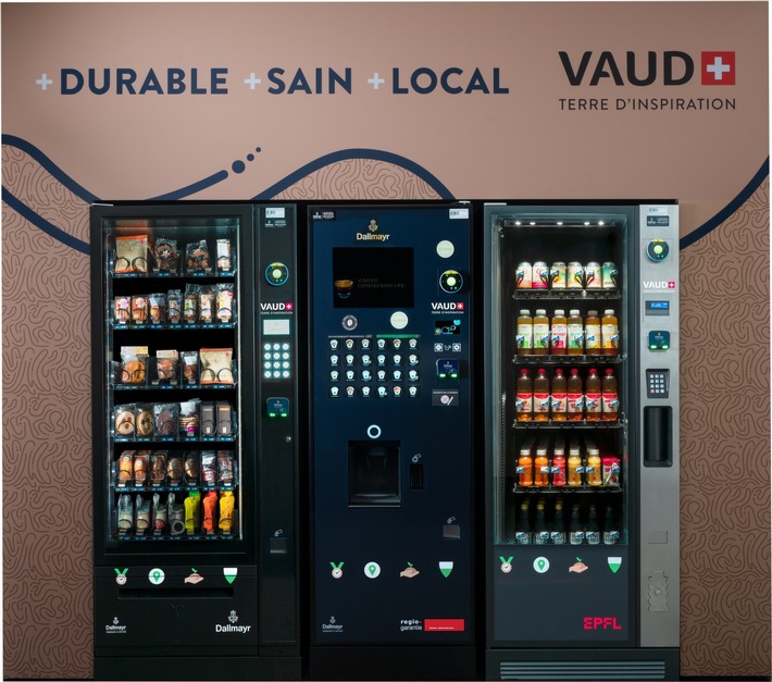 Distributeurs de produits vaudois : Dallmayr lance des distributeurs automatique régionaux