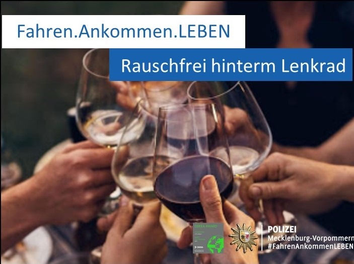 POL-HRO: Beginn der Verkehrskontrollen "Fahren.Ankommen.LEBEN!" zum Thema Alkohol und Drogen