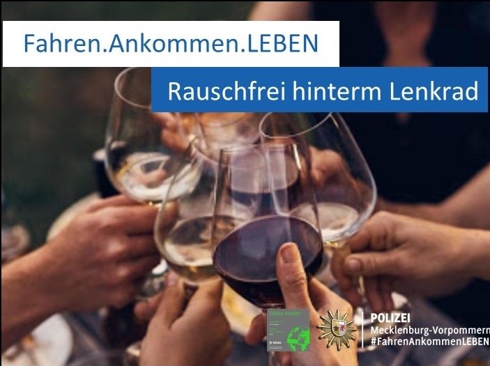 POL-HRO: Beginn der Verkehrskontrollen &quot;Fahren.Ankommen.LEBEN!&quot; zum Thema Alkohol und Drogen