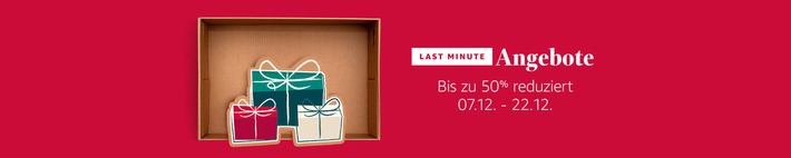 Süßer die Schnäppchen nie klingen: Last-Minute-Angebotewochen ab dem 7. Dezember auf Amazon.de mit mehr Angeboten als je zuvor