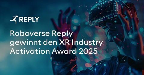 Roboverse Reply gewinnt den XR Industry Activation Award 2025
