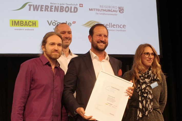 myclimate-Award 2024 für Twerenbold Reisen Gruppe