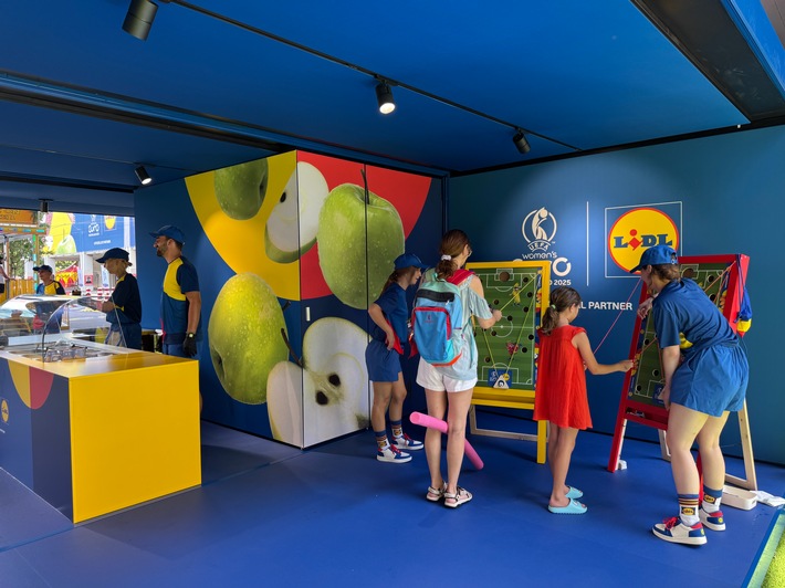 NEVER STOP GROWING: Lidl bei der UEFA Women