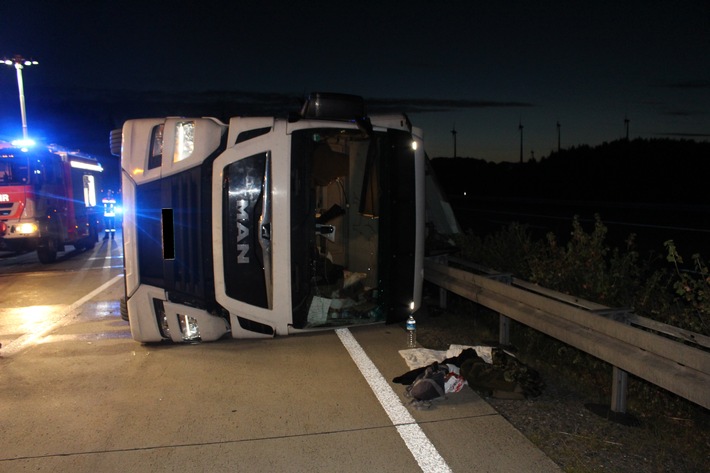 API-TH: umgekippter Sattelzug *1. Ergänzung