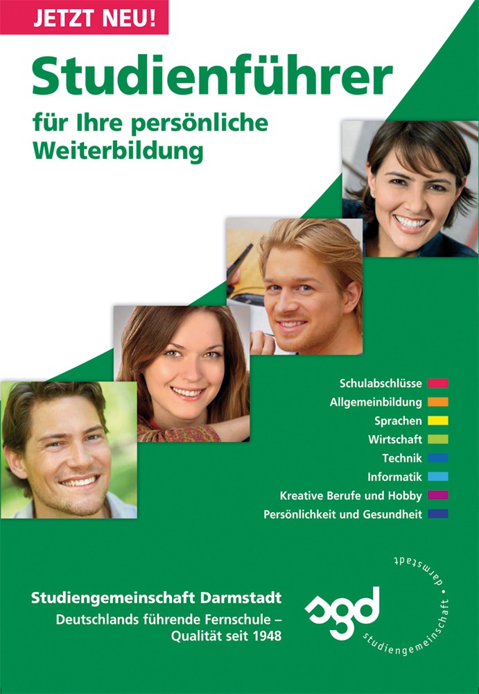 Neues Jahr, neue Weiterbildungsmöglichkeiten - Studiengemeinschaft Darmstadt (SGD) erweitert das Lehrgangsangebot auch 2011 umfassend (mit Bild)