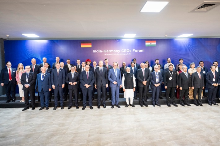 TÜV SÜD-CEO Ishan Palit begleitete die Wirtschaftsdelegation von Bundeskanzler Friedrich Merz