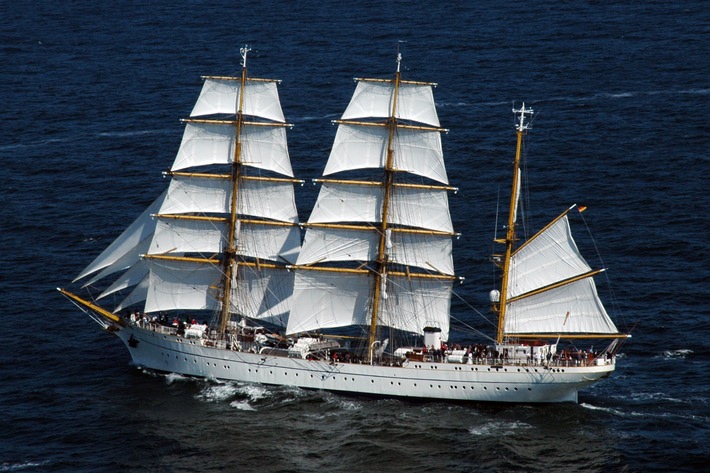 &quot;Gorch Fock&quot; startet zur Herbstreise - Das Segelschulschiff der Marine verlässt Kiel zur 168. Auslandsausbildungsreise