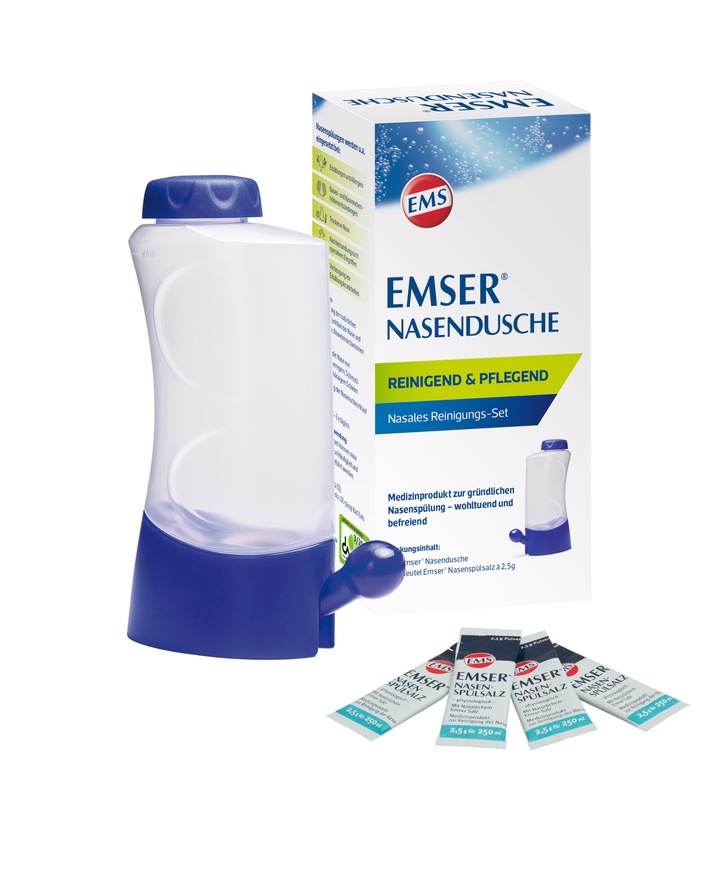 Hatschi! Der Frühling liegt in der Luft / Nasenspülungen mit der Emser Nasendusche sind eine natürliche Hilfe bei Allergie