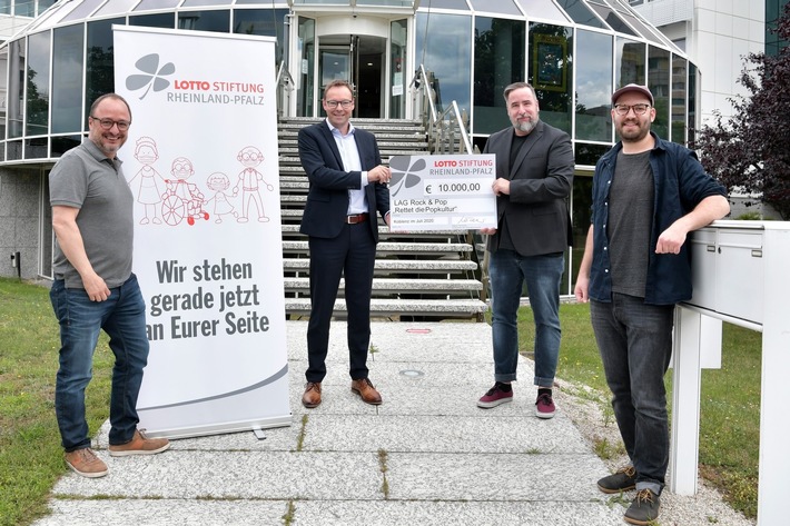 10.000 Euro Soforthilfe der Lotto-Stiftung für die Popkultur in Rheinland-Pfalz