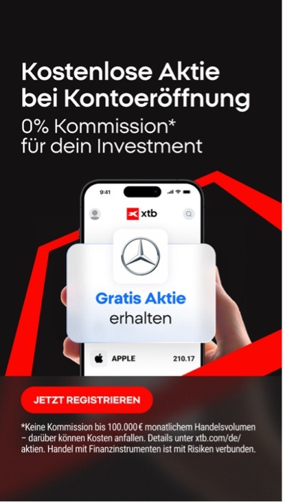 Kostenlose Mercedes-Aktie: XTB startet Sommeraktion für neue Anleger